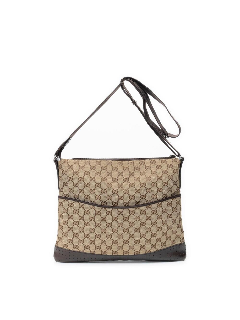 Gucci Zip Messenger Bag Gg Canvas With #355684G71B